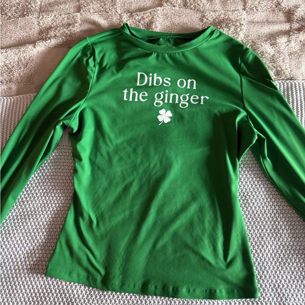 Saint Patrick’s day green shirt, Dibs on the ginger